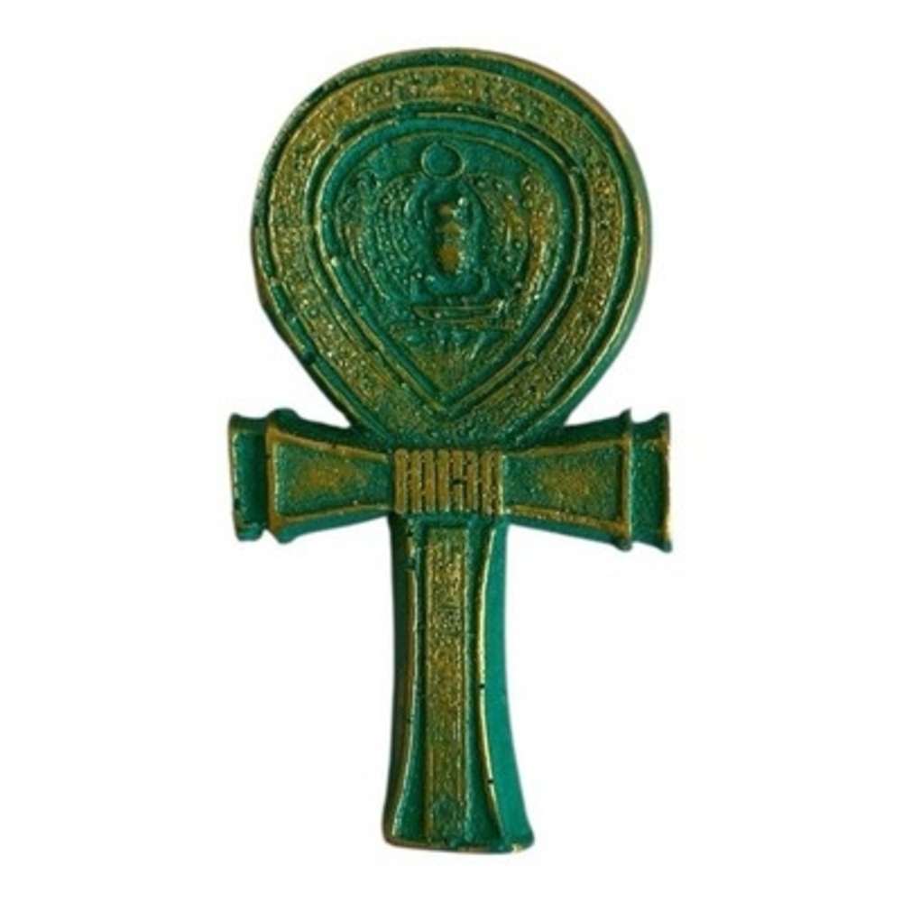 Egyptian Ankh Decor Green Cross Symbol of Life 3.5" Magnet Amulet SouvenIr Gift